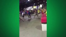 Torcedores brigam em estádio durente jogo do Brasil nos Estados Unidos