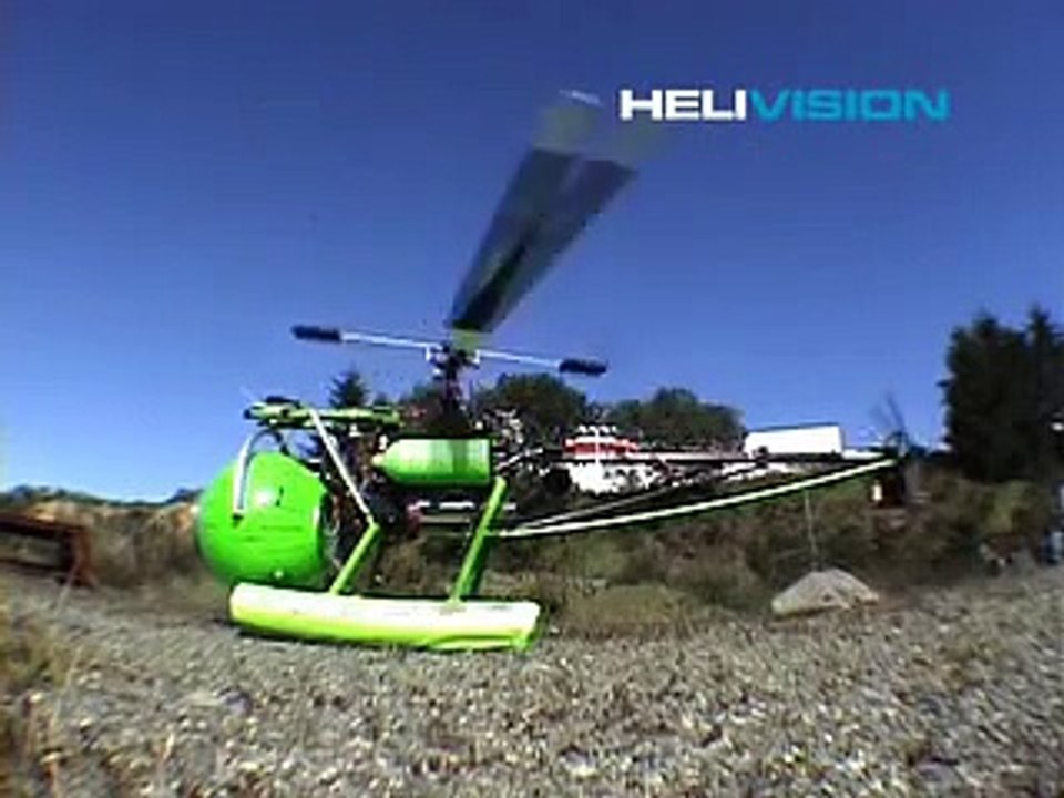 RC Turbine Helicopter onboard video