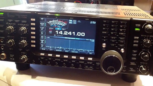 Icom IC-7700 and Kenwood TS-590s