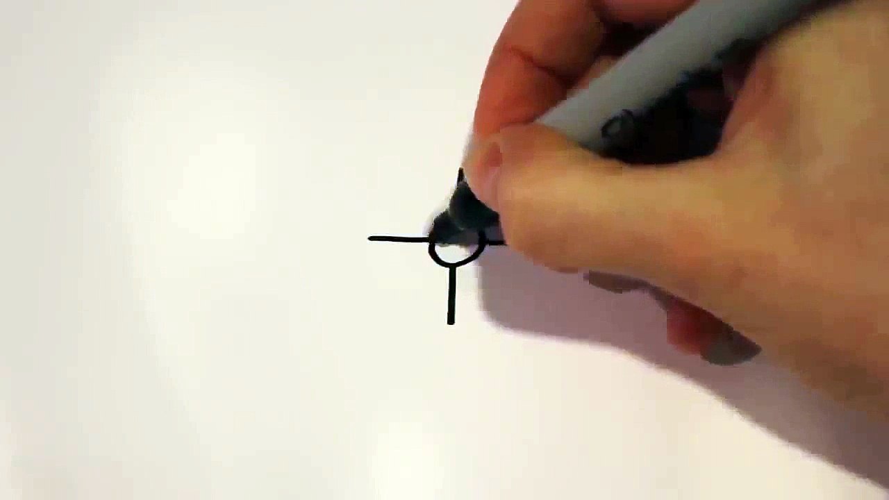 Easy Draw - Step by Step a Cartoon Snowflake - you can Draw.mp4