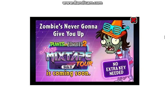 Plants vs. Zombies 2 Neon Mixtape Tour Side B Ads