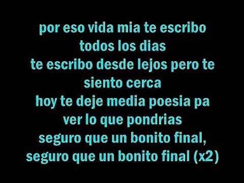 Los rebujitos-un bonito final, letra.