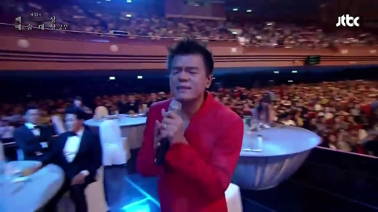 150526 JYP 박진영 shakes hands with Lee Min Ho (Suzy 배수지 BAE)