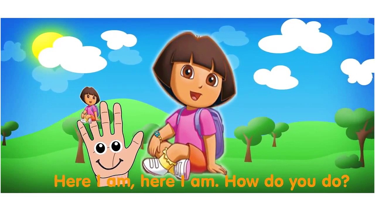 Dora the Explorer Kids Song Surprise Eggs Finger Family Nursery Rhyme Daddy Finger Kinder