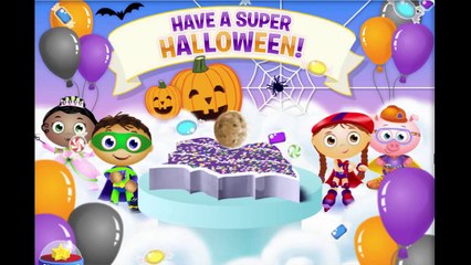 Super Why Cake Maker Halloween Party Cartoon Animation PBS Kids Game Play Walkthrough