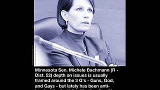 Michele Bachmann lies about her step-sister