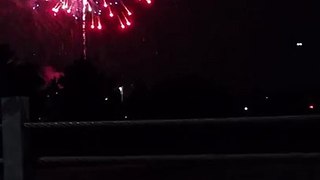 Fireworks show at fort Campbell 2015