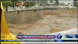 CHILPANCINGO IMPRESIONANTES INUNDACIONES RIO HUACAPA, TORMENTA MANUEL