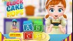 ☆ Disney Frozen Baby Anna Cooking Block Cake Pops Cooking Video Game For Little Kids & Tod