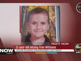 Jacob Huggins, 11, missing in Wittmann