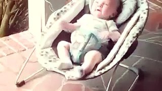 Baby and funny dog sleeping together | funny dog and baby videos