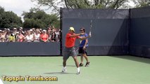 Rafael Nadal Super Slow Motion Forehand 240 FPS HD (Cincinnati 2013)