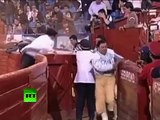 Raging bulls jump fence, charge into crowds in Mexico & Canada