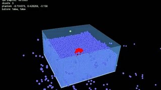 Fluid simulation using PhysX implementation of SPH
