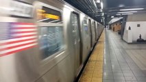 IND-Subway:-Brooklyn-Bound-R160-F-Train-[via-