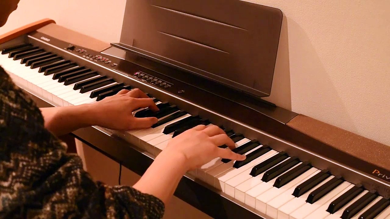 【ピアノ】LAPUTA Castle in the Sky - Innocent  (天空の城ラピュタ / 空から降ってきた少女）　Joe Hisaishi 久石譲