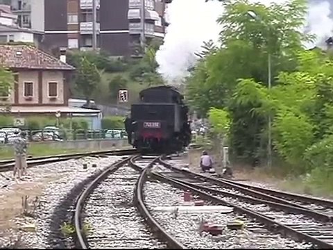 Treno storico a vapore - locomotiva 740.038 - Feltre 12-6-2005