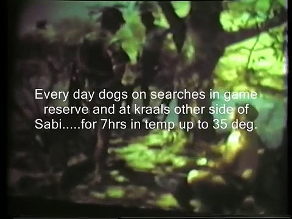 RHODESIA...Police Dogs at War  1970-1978.In the air,on land,on water