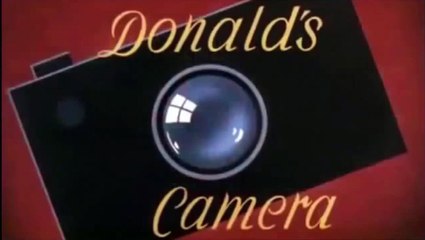 Donald duck in "Donald's Camera" cartoon for kids