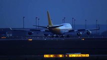 Short Version: Kalitta Air Cargo Jumbo Arriving at Leipzig/Halle Airport (Germany)