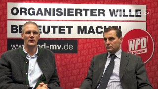 Nach dem Rücktritt von Holger Apfel - ist die NPD jetzt führungslos? Nachgefragt bei Udo Pastörs.