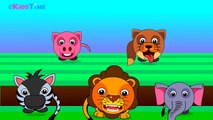Finger Family Animals Cartoons | Animals Finger Family Nursery Rhymes Songs