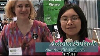 Adora Svitak @adorasv Interviews Weaver Syne Mitchell At 2010 #Seattle Green Festival #greenfest