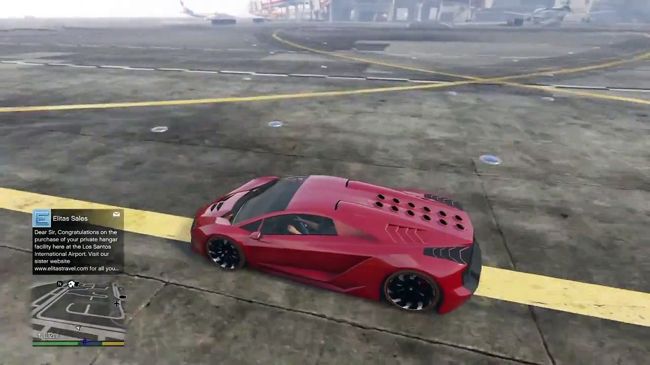 Gta V - Zentorno speed test
