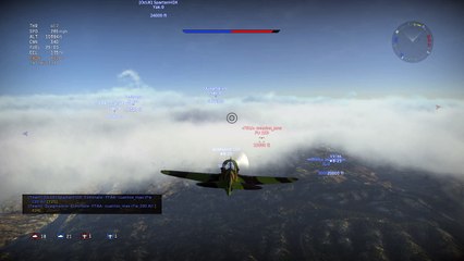 War Thunder LA-5 clouds