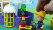 Caillou s greenhouse playset caillou gilbert the cat, plants, flowers, trees Just4fun290