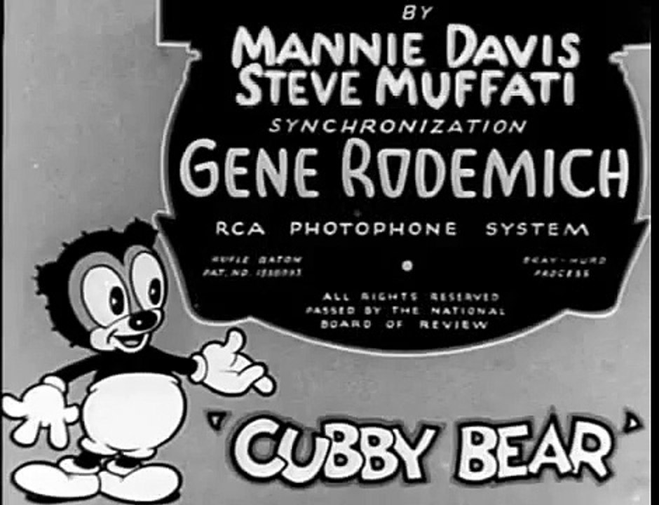 Cubby Bear   Fresh Ham 1933   Van Beuren Studios