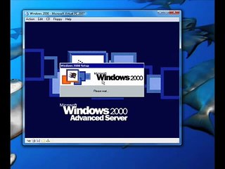Windows 2000 advanced server install