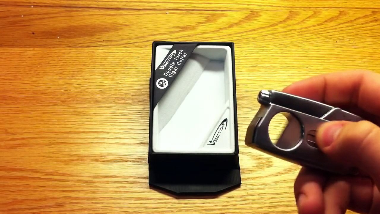XCaliber Vector Dual Torch Cigar Lighter/Cutter
