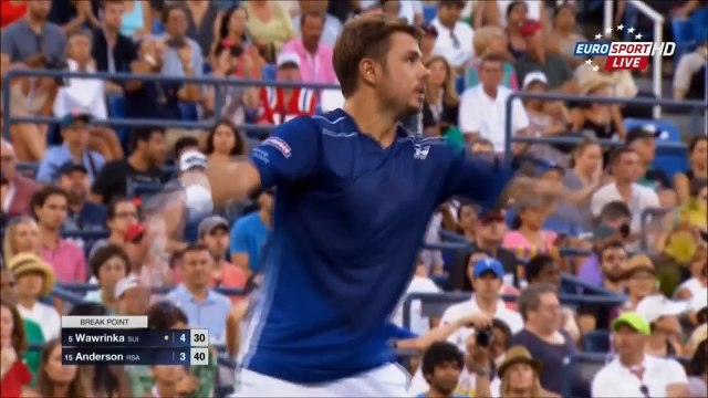 Stan Wawrinka vs Kevin Anderson Highlights HD -US OPEN 2015