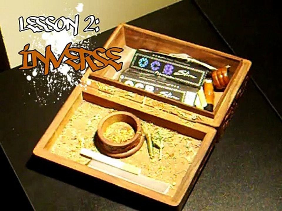 Roll a spliff - Lesson 2: Rolling inverse
