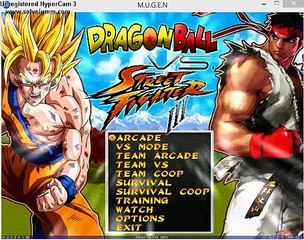 Dragon Ball VS Street Fighter [GamePlay]