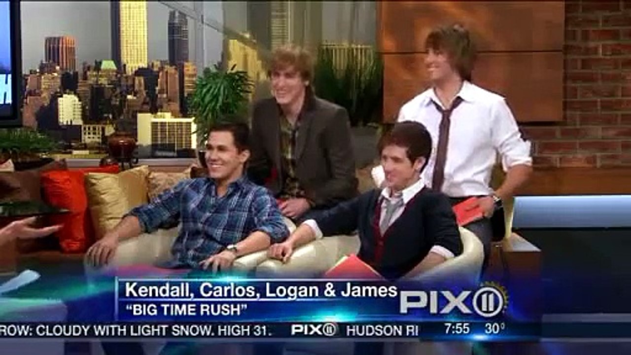 Big Time Rush on PIX Morning News