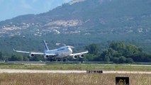 Atterrissage du Boeing 747 Air France sur l'Aéroport d'Ajaccio le 23.08.2009 hd 720p