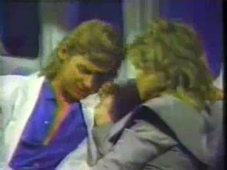 Steve and Kayla on the plane to honeymoon