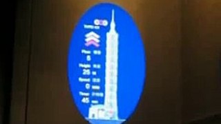 Taipei 101 elevator