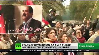 RAGE RIOTS: FEARS of REVOLUTION 2.0 in Arab Spring birthplace Tunisia IGNITED by POLITICAL MURDER!