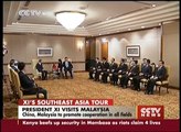 Chinese president Xi Jinping met with former Malaysian Prime Minister