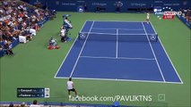 Roger Federer vs Richard Gasquet Highlights ᴴᴰ US OPEN 2015