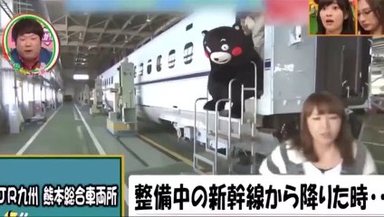 Funny KUMAMON FAIL - falls and loses his glove // くまモン 手袋を失いで転んだ NG