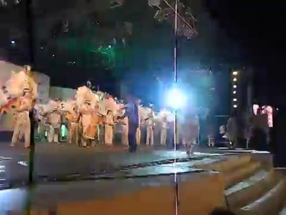 Carnavales correntinos 2014: show Sara Pietrantueno, bastonera escuela de samba Sapucay