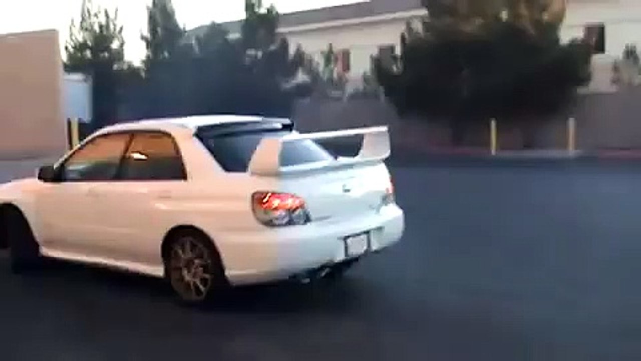 2007 Subaru Impreza WRX STi Donuts