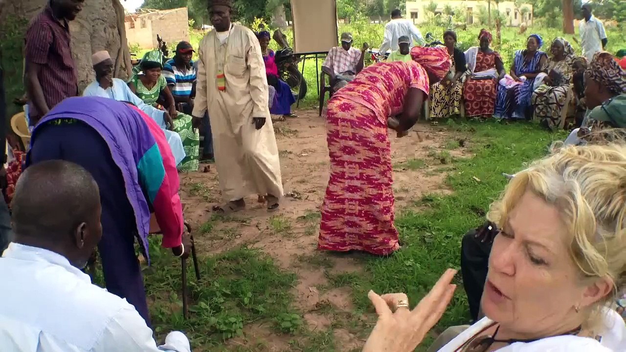 Breaking the Ice During a seed Meet/up in Casamance