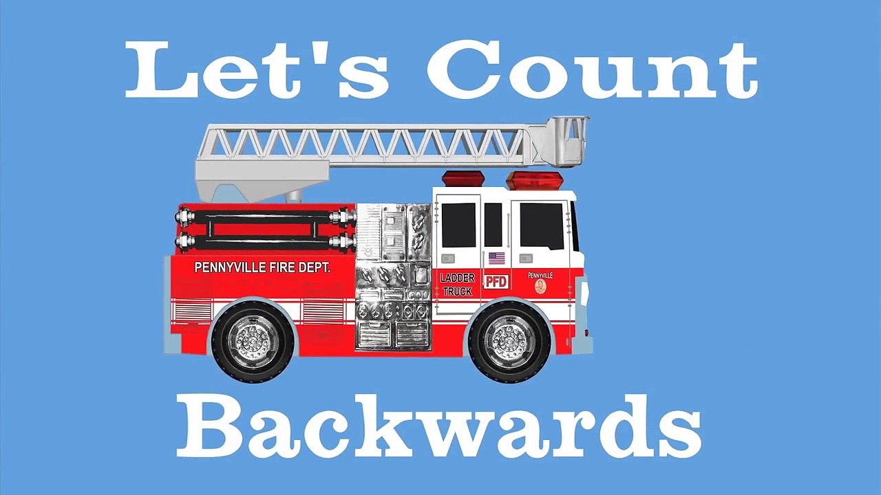 Learn Numbers Fire Truck #3   Number Counting Firetruck for Kids HD | song for children