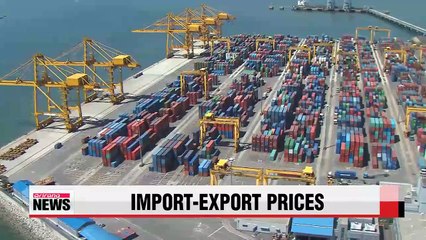 Korea's import prices continue to fall in August