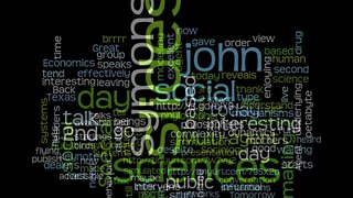 Dynamic Wordle Word Clouds from CSWS09